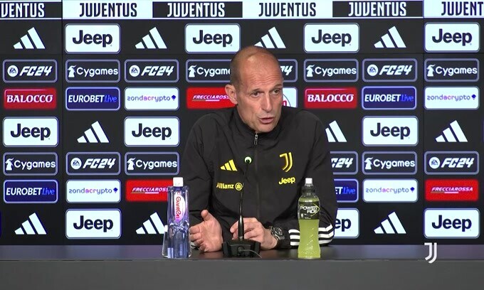 Allegri: "Mercato? Al mercato ci pensa la società"