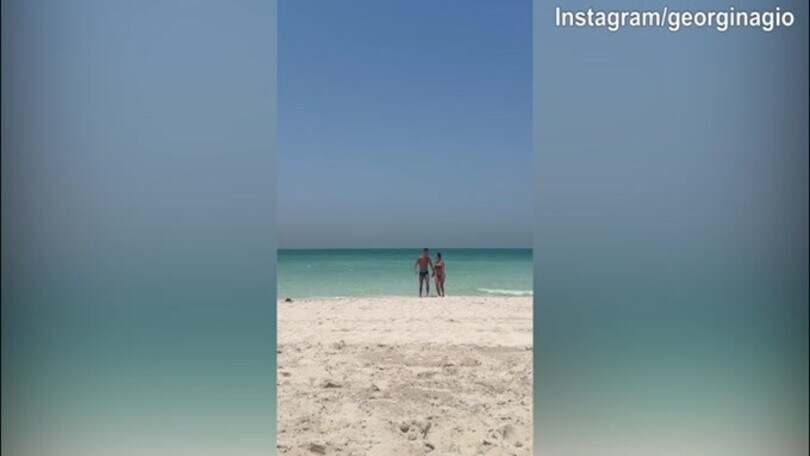 Il messaggio di Georgina per CR7: "Paradiso con te"
