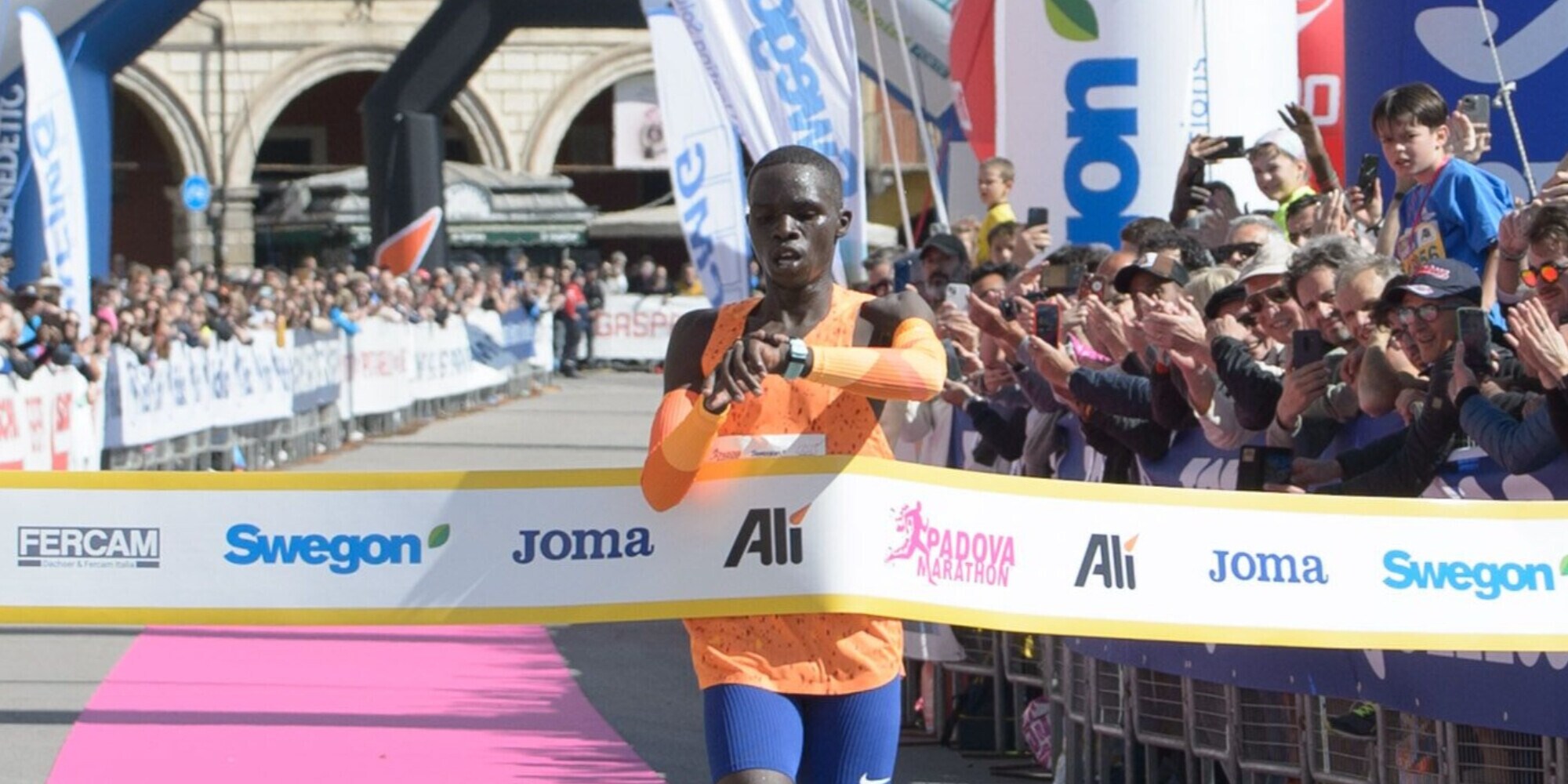 Grandi tempi per i vincitori della Padova Marathon che fa il record
