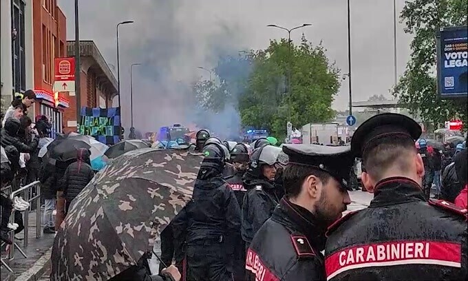Inter, il pullman fatica a raggiungere "San Siro"