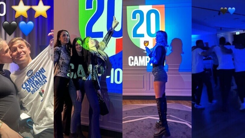 Scudetto Inter, la festa delle Wags nerazzurre