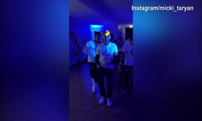 L'Inter scatenata sulle note di "Ai se eu te pego"
