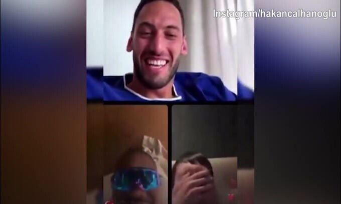 Diretta social, Thuram scherza con Zhang: “Io e Calha meno di una pizza"