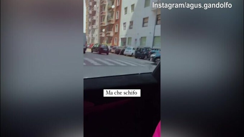 Sputi contro l'auto, lo sfogo di lady Martinez: "Che schifo"