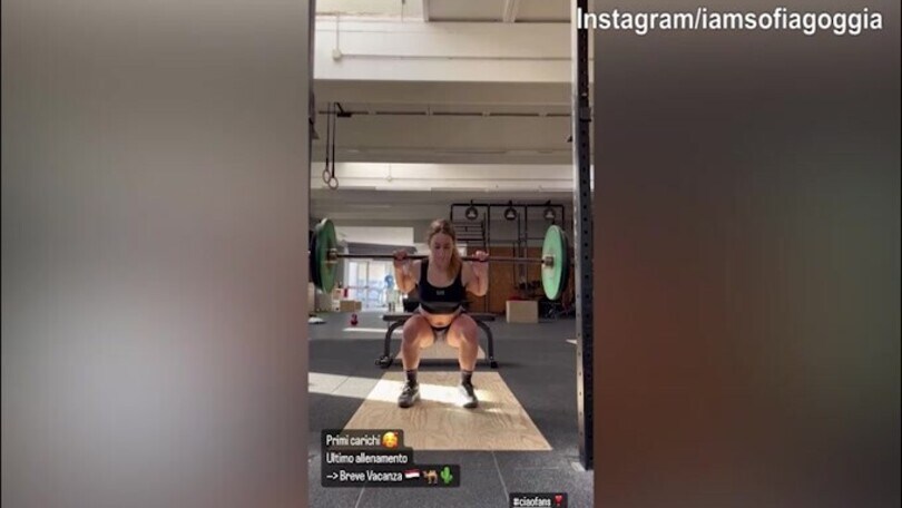 Sofia Goggia, ultimo allenamento prima delle vacanze