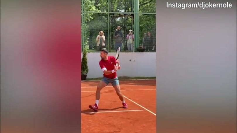 Djokovic: che allenamento tra tennis, basket e corsa