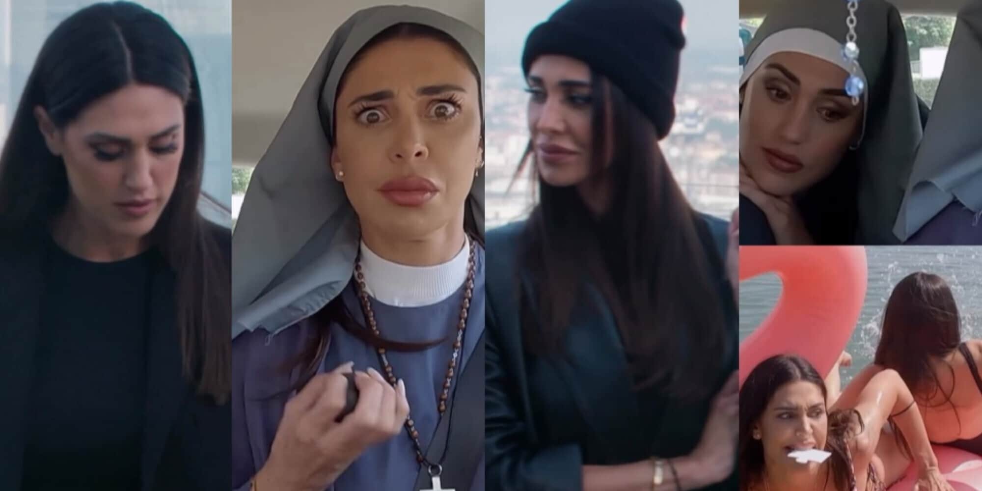 Belen e Cecilia Rodriguez in fuga vestite da suore: il motivo