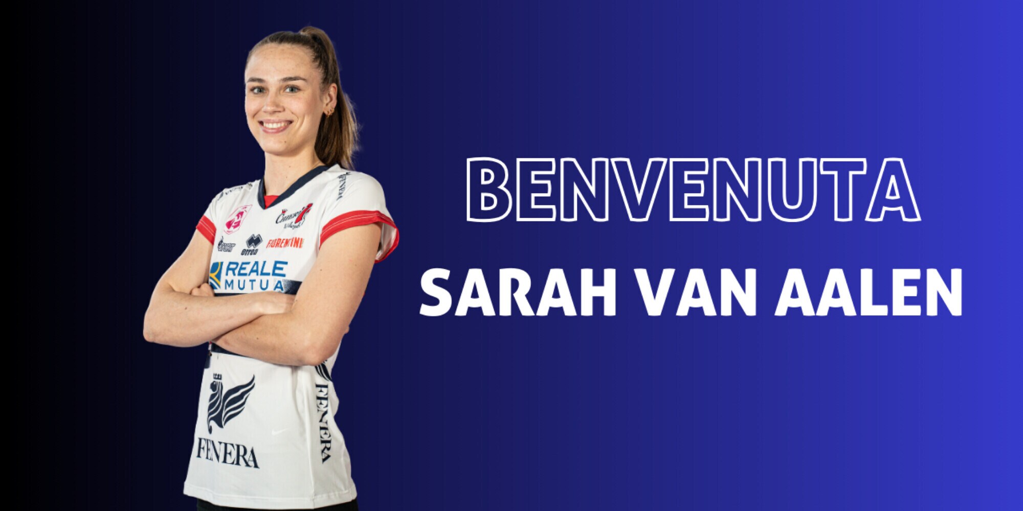 Sarah van Aalen è la nuova palleggiatrice della Reale Mutua Fenera Chieri ’76