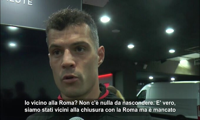Roma, ecco Xhaka: "Sono stato vicino ai giallorossi"