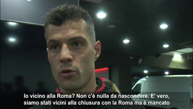 Roma, ecco Xhaka: "Sono stato vicino ai giallorossi"