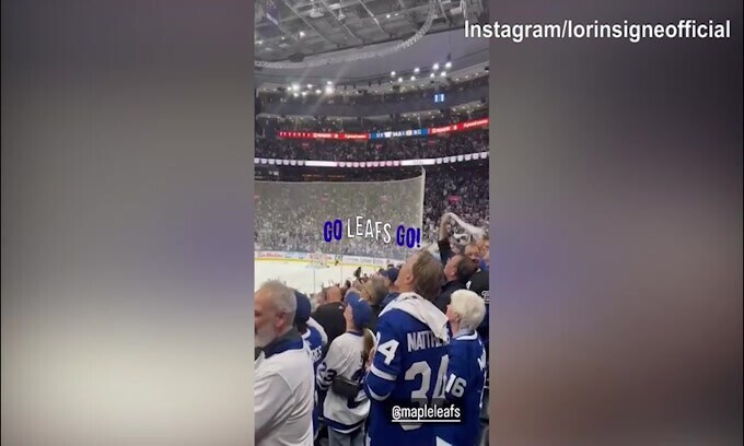 Hockey su ghiaccio, Insigne presente alla vittoria dei Toronto Maple Leafs