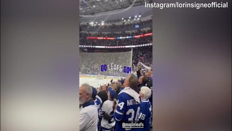 Hockey su ghiaccio, Insigne presente alla vittoria dei Toronto Maple Leafs