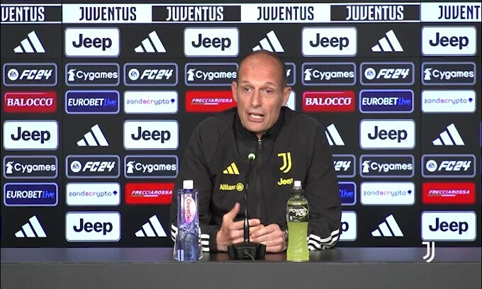 Allegri: "Vlahovic? Attaccanti stanno bene. Non ci bastano 65 punti..."