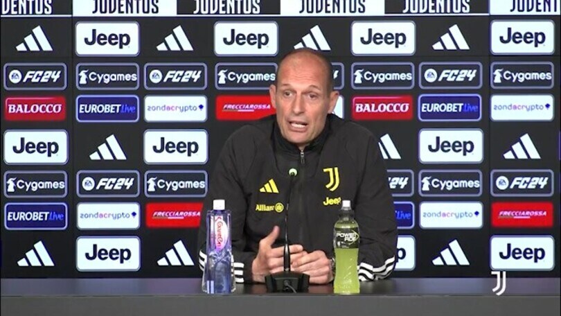 Allegri: "Vlahovic? Attaccanti stanno bene. Non ci bastano 65 punti..."