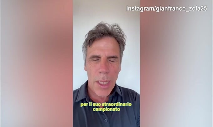 Zola, videomessaggio social: "Parma, complimenti per la promozione"