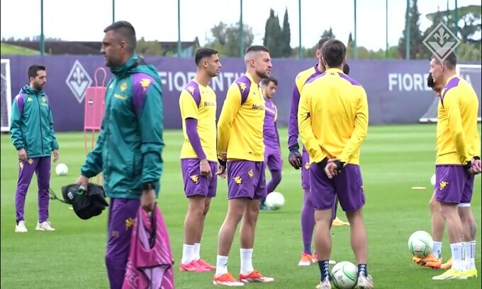 Conference League, rifinitura al Viola Park per la Fiorentina