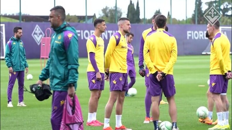 Conference League, rifinitura al Viola Park per la Fiorentina