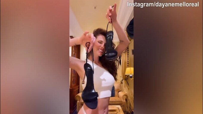 Dayane Mello è a Roma: il suo outfit manda in tilt i social