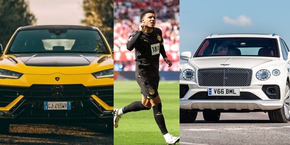 Jadon Sancho ama le supercar più dei dribbling