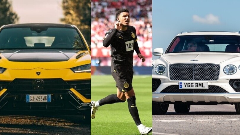 Jadon Sancho ama le supercar più dei dribbling