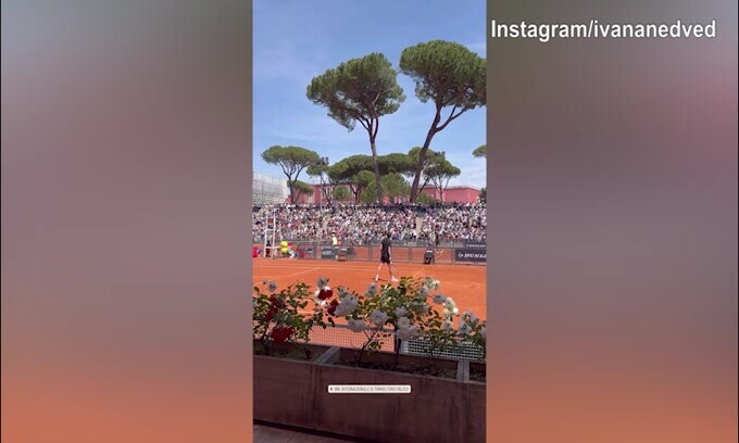 Tennis, agli Internazionali d'Italia c'è Ivana Nedved