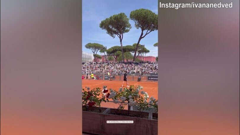 Tennis, agli Internazionali d'Italia c'è Ivana Nedved