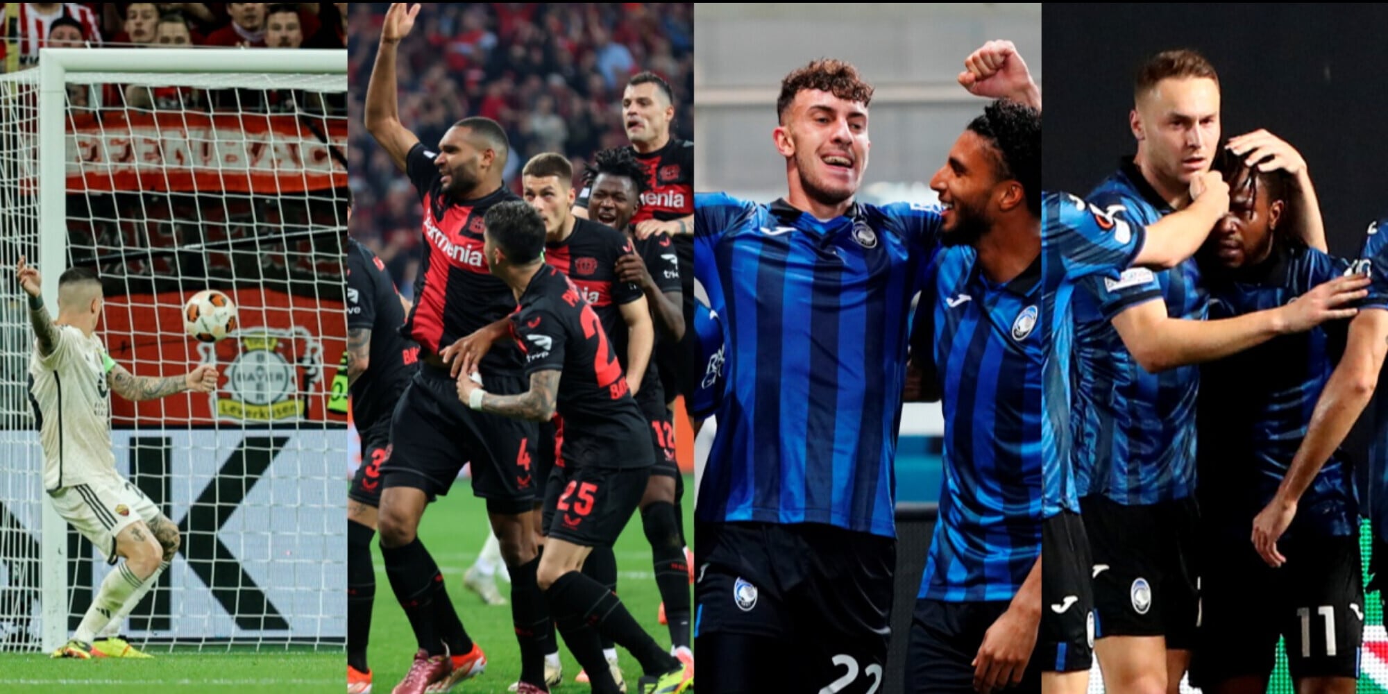 Delusione Roma dopo la speranza, festa Atalanta. Fiorentina, c'è l'Olympiacos