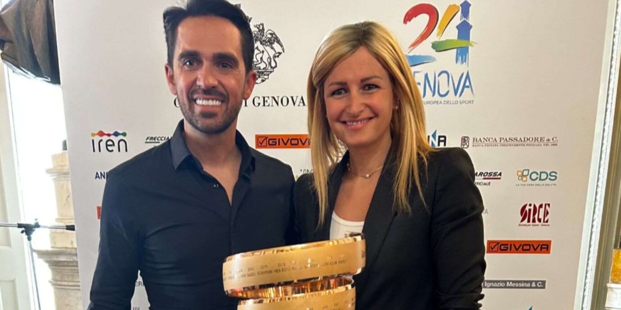 Contador riceve l’abbraccio della Capitale Europea dello Sport
