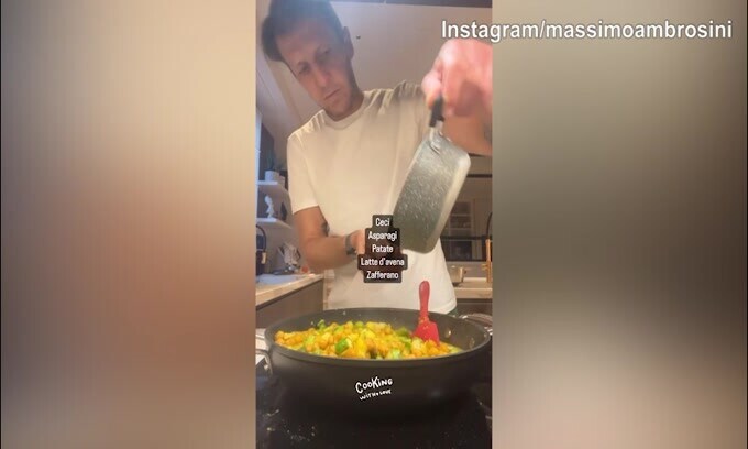 Chi c'è in cucina? Lo chef...Massimo Ambrosini