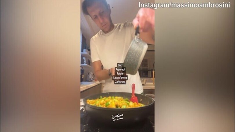 Chi c'è in cucina? Lo chef...Massimo Ambrosini