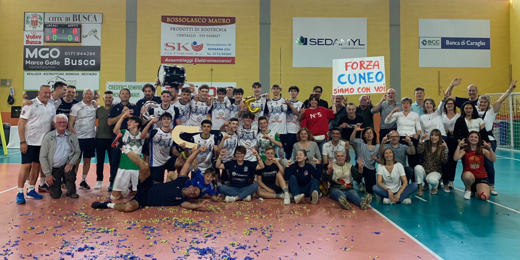 Cuneo Volley: i Fiöi di Busca doppiamente in Serie C
