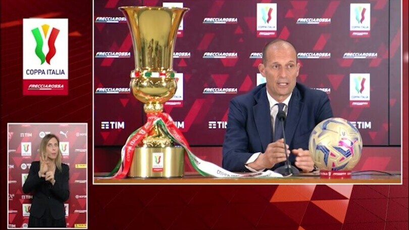 Allegri sulla finale di Coppa Italia: "Per molti può essere l'ultima"