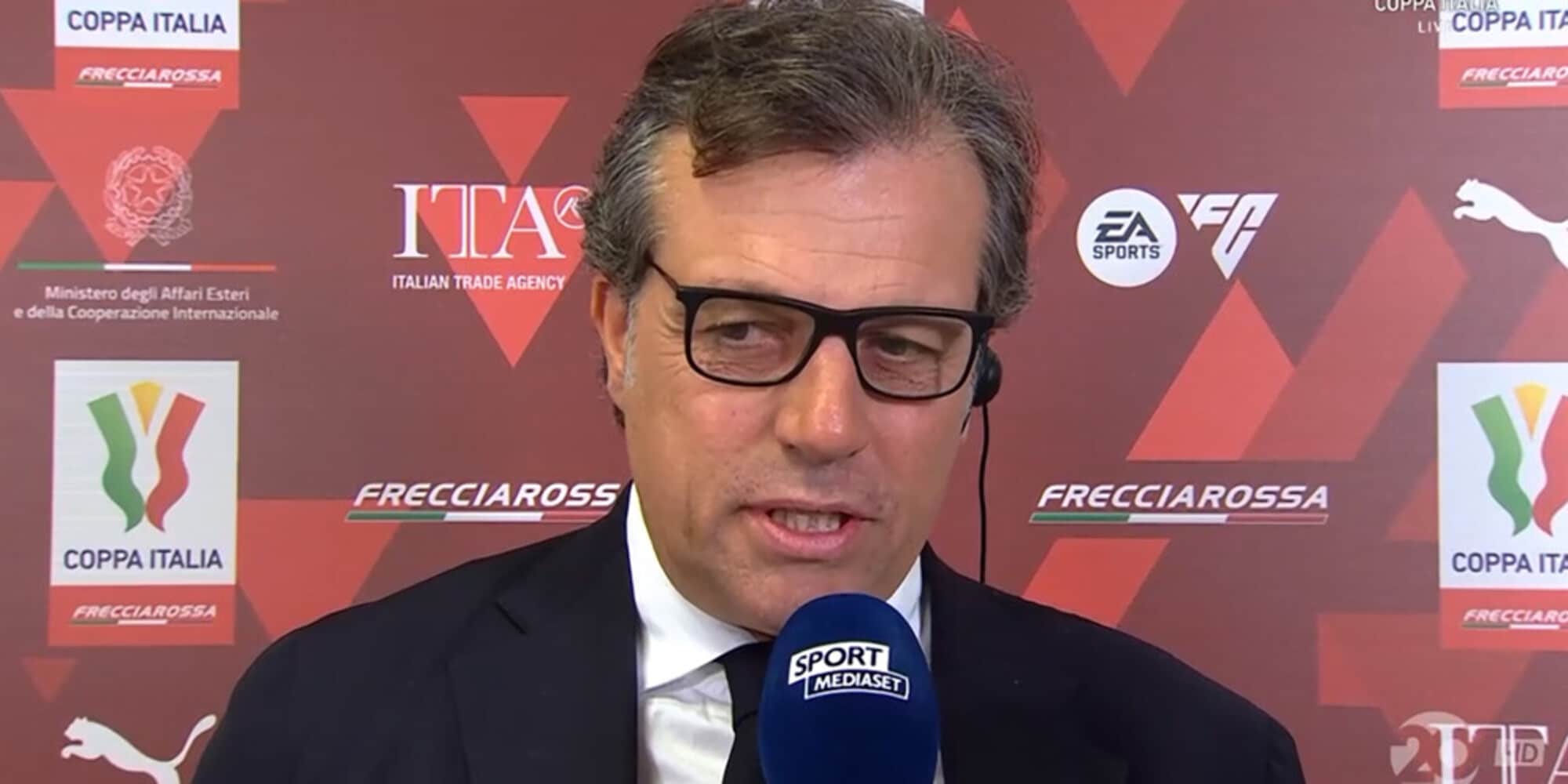 Giuntoli, il punto con Allegri e il mercato Juve: "L'Atalanta ha buoni giocatori"