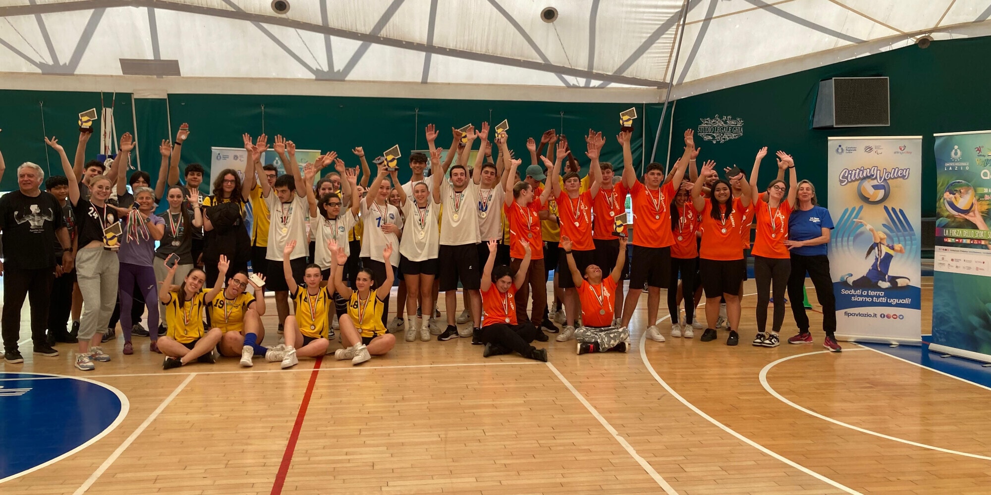 Sitting Volley Scuola, la festa dell'inclusione