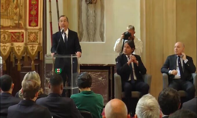 Sala: "Nerazzurri hanno valori in linea con quelli della città"