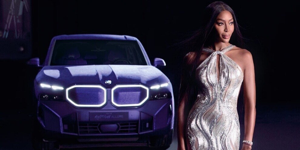 La BMW avvolta nel velluto è un'idea di Naomi Campbell