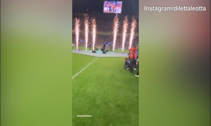 Festa Scudetto Inter a San Siro, Diletta Leotta riprende la scena