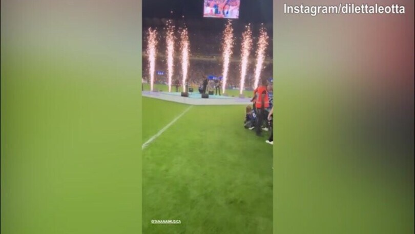 Festa Scudetto Inter a San Siro, Diletta Leotta riprende la scena