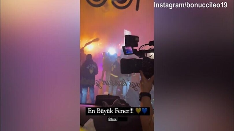 Fenerbache, grandissima festa al rientro dopo la vittoria sul Gala!