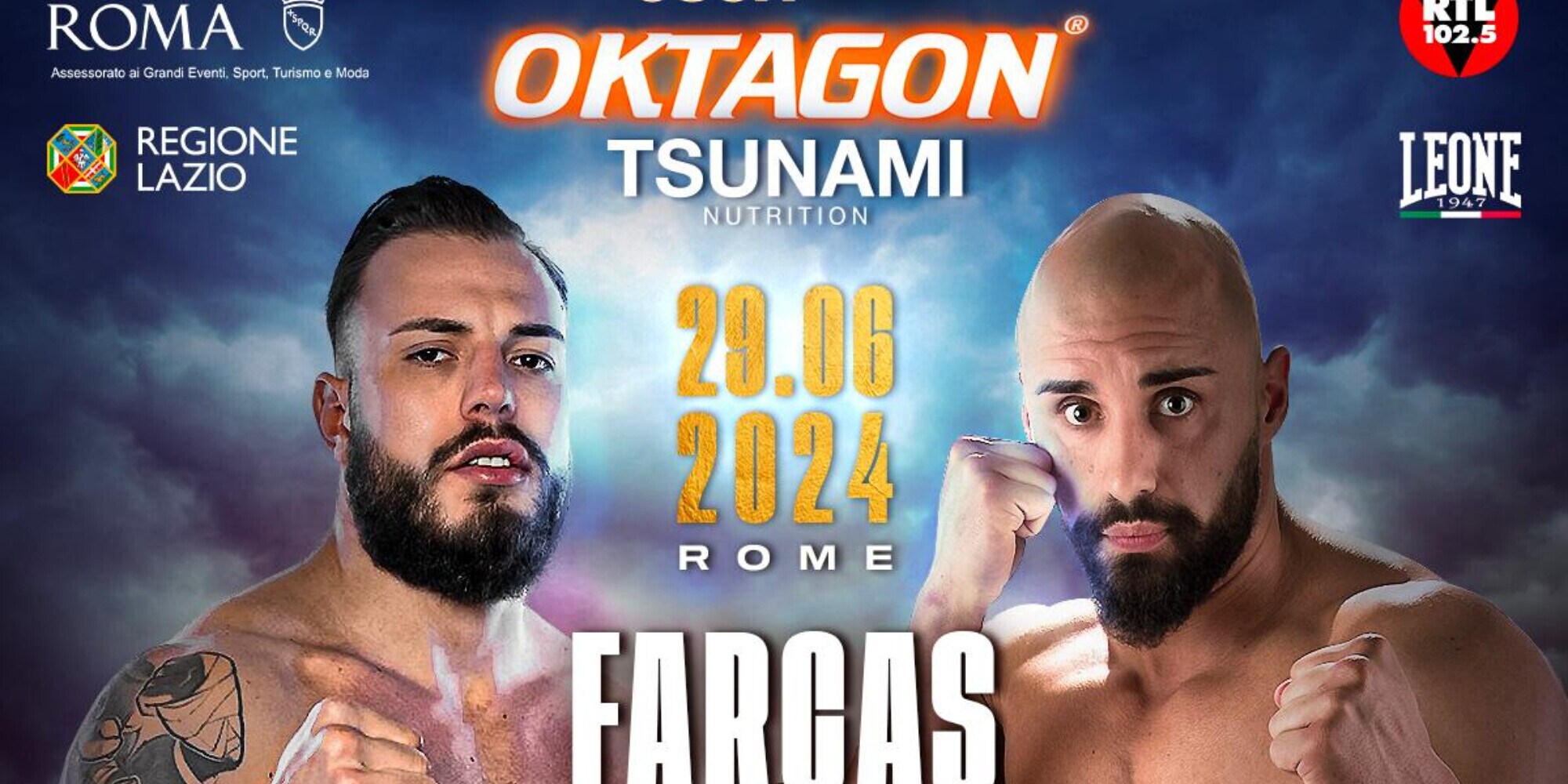 Farcas sbarca ad Oktagon Tsunami Roma: combattimento show