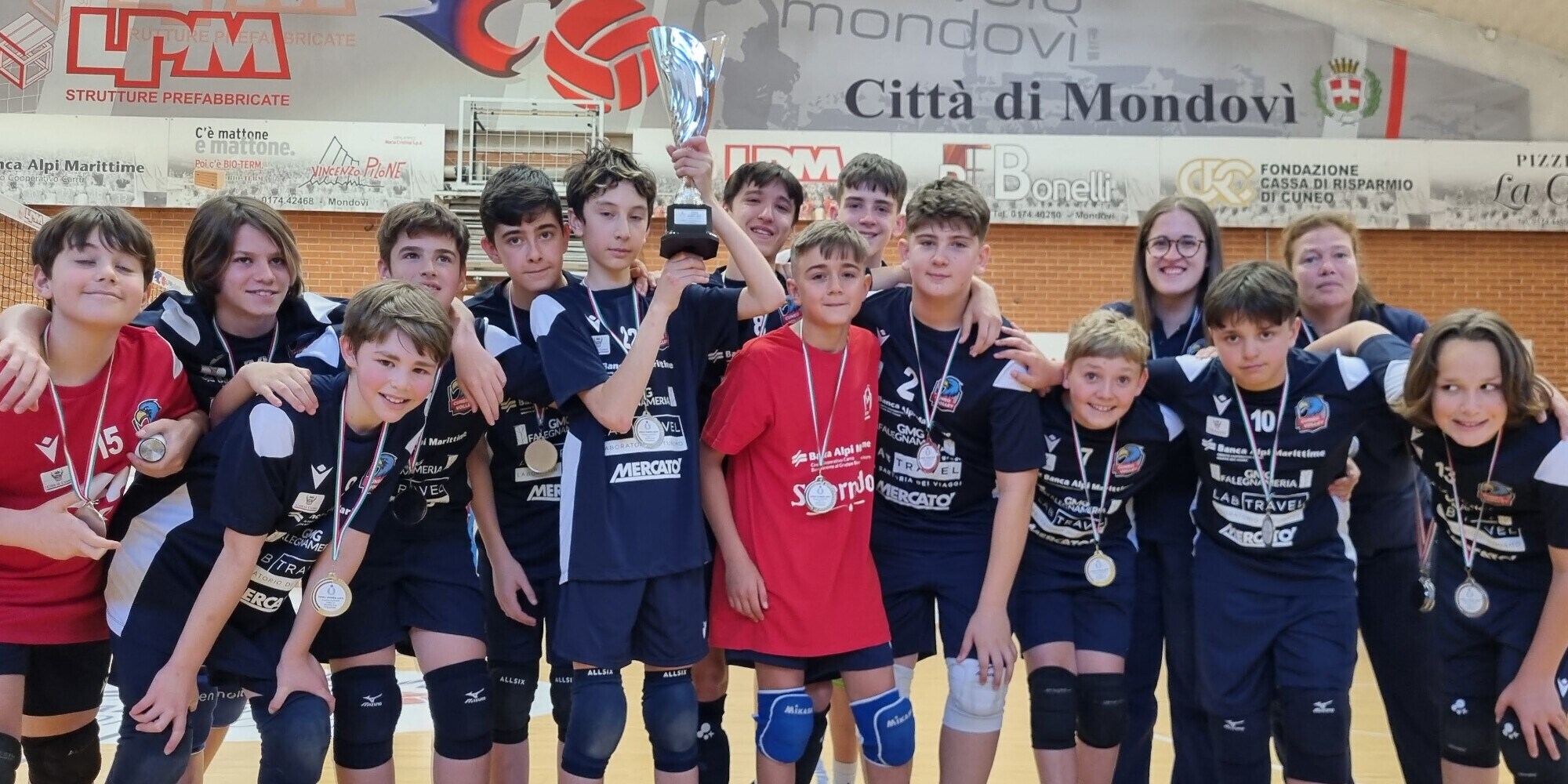 Medaglia d'Argento Territoriale per l'U13 LabTravel Cuneo
