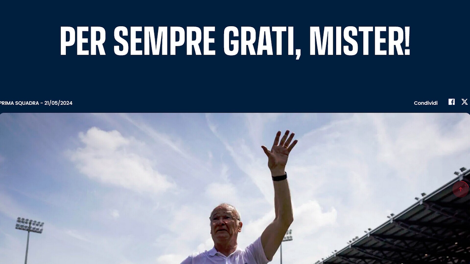 Ufficiale: Cagliari, Ranieri lascia
