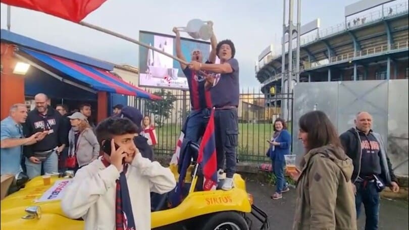 Bologna, festa incredibile in città per la Champions
