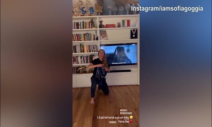 Sofia Goggia carica la Dea: "Forza Atalanta"