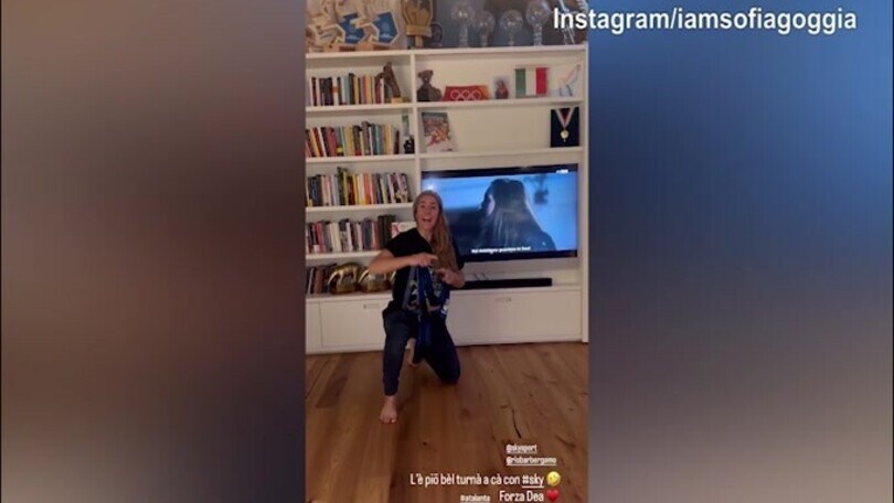 Sofia Goggia carica la Dea: "Forza Atalanta"