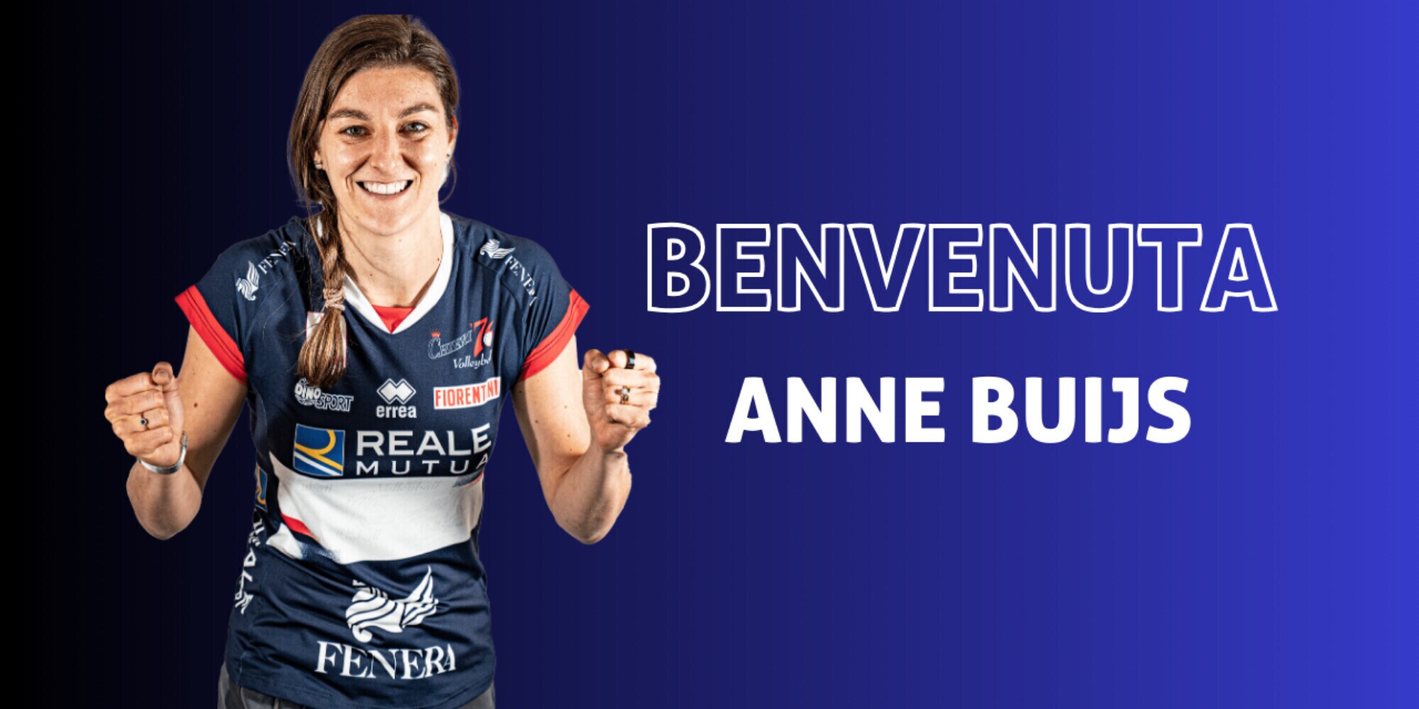 Reale Mutua Fenera Chieri ‘76: Anne Buijs è biancoblù!