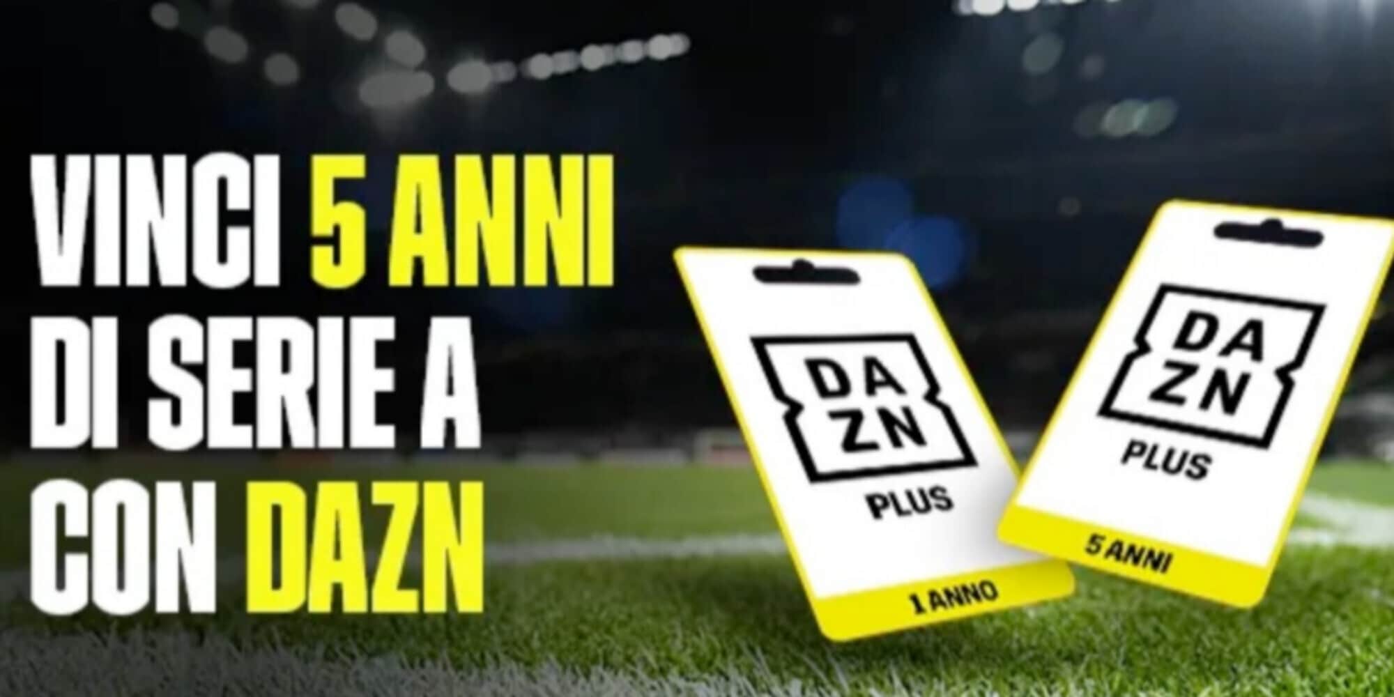 Vinci 5 anni di sport su Dazn: l'iniziativa speciale!