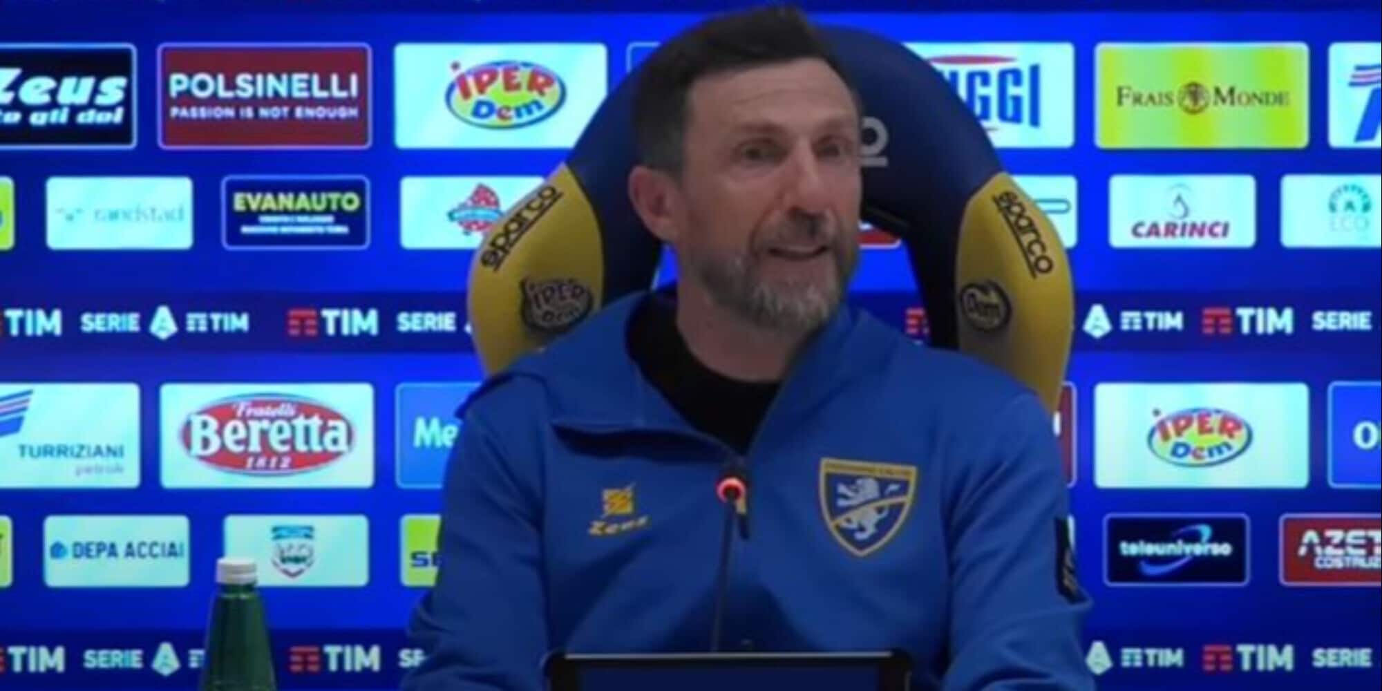 Di Francesco, il precedente con Nicola e la salvezza: "De Rossi non lo chiamo"