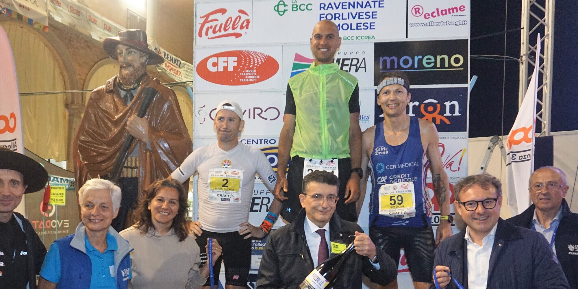 100 km del Passatore, vittoria di Furiani e Moroni