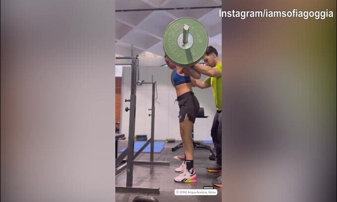 Progressi continui per Sofia Goggia: eccola allenarsi